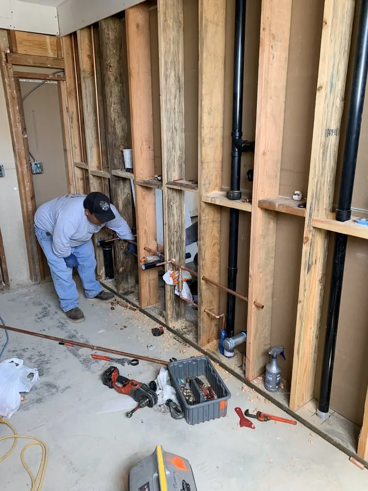 Commercial rough-in plumbing for Gas Line Repair in Lynnewood Gardens
